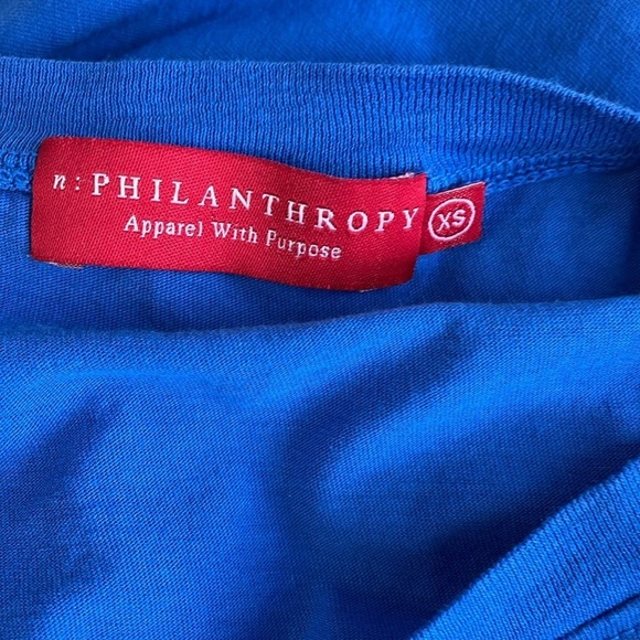 N:Philanthropy Harlow Tee in Deep Blue - Picture 5 of 6
